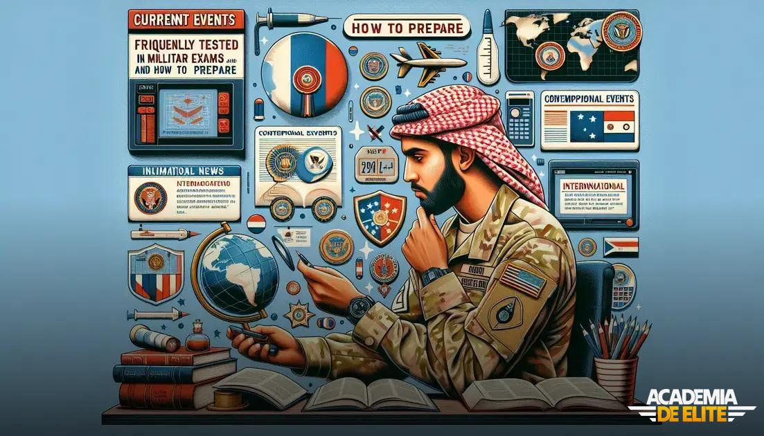 As Atualidades que Mais Caem em Provas de Concurso Militar e Como se Preparar