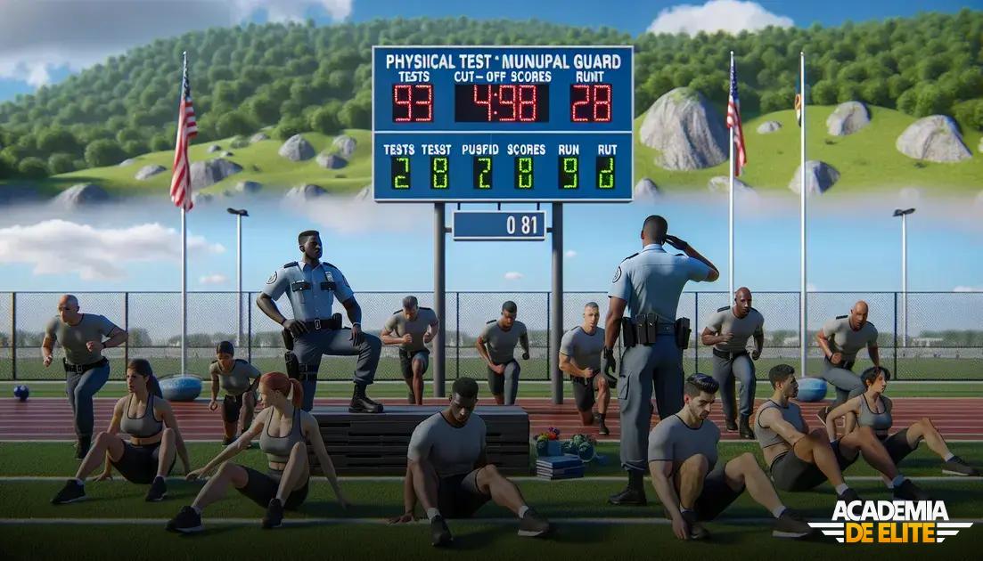 Como é o TAF da Guarda Municipal? Veja os Testes e as Notas de Corte