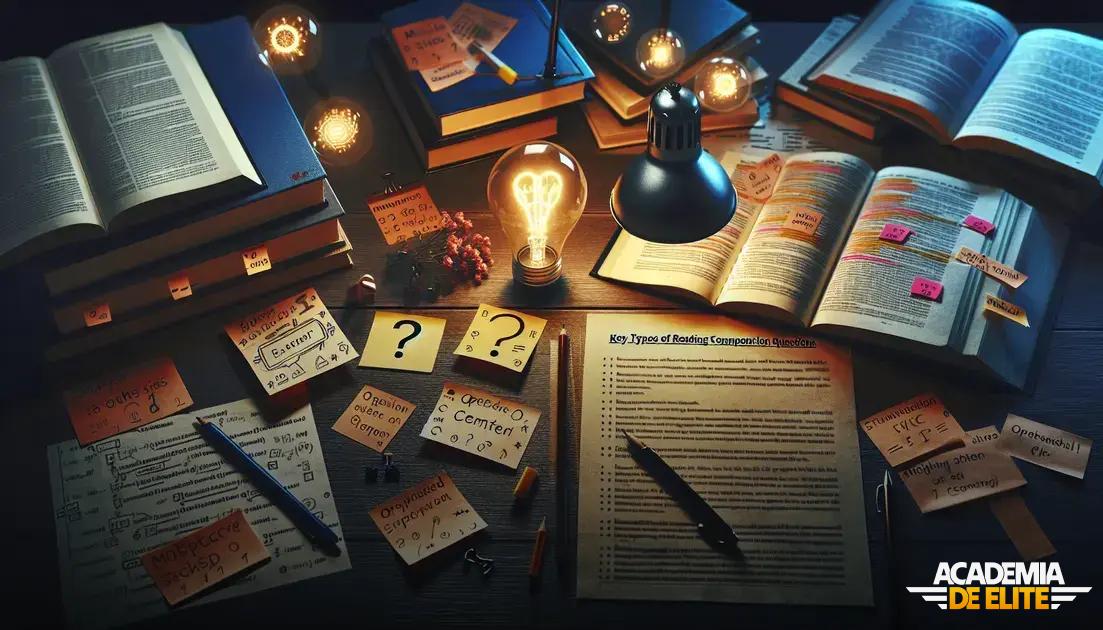 Principais tipos de questões de interpretação de texto