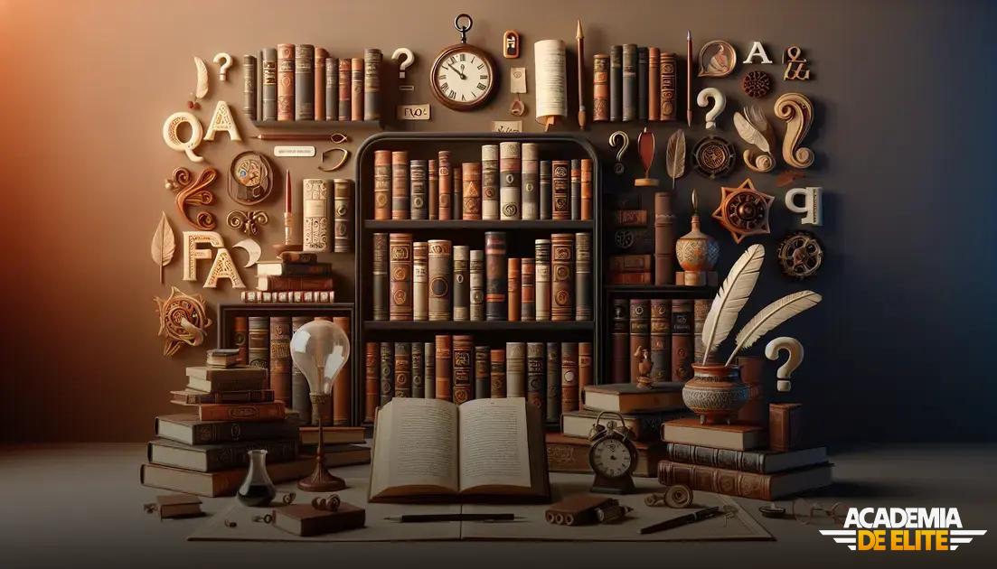 Questões frequentes sobre literatura