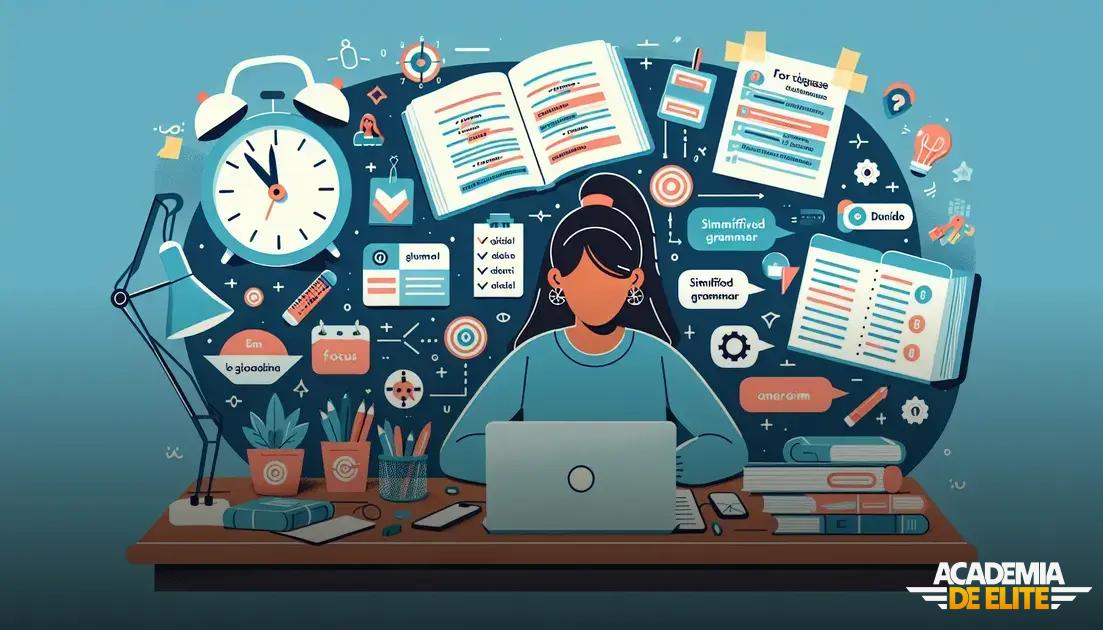 Estudo Objetivo de Português: Como Focar Só no que Realmente Cai